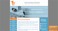 Desktop Screenshot of fontanerosmadrid.com